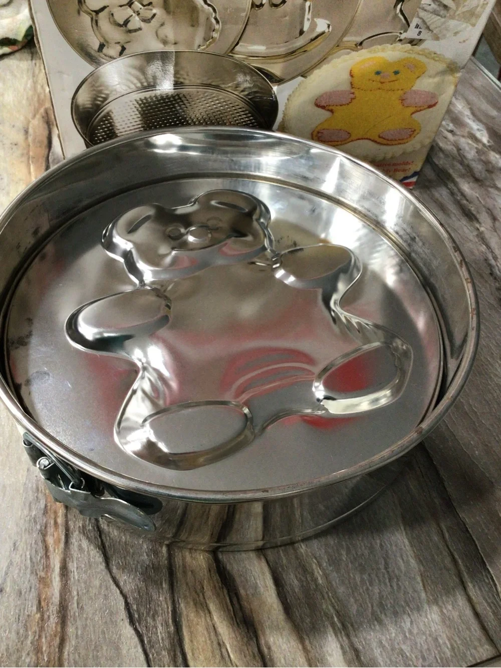 Vintage Norpro 3615 Springform Pan Set 5 Pc Bunny Teddy Bear Cake Cheesecake.